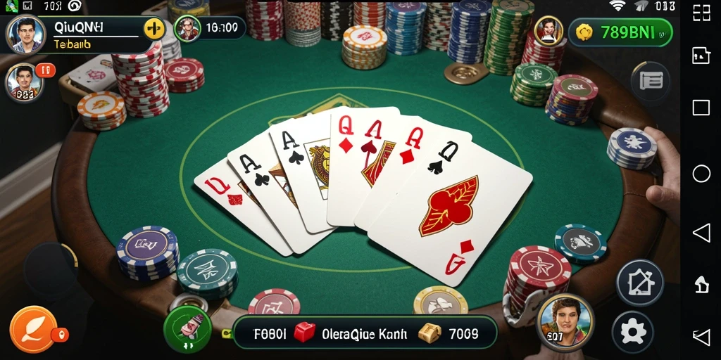 Tampilan gameplay menarik dari 789BNI yang penuh aksi QiuQiu.