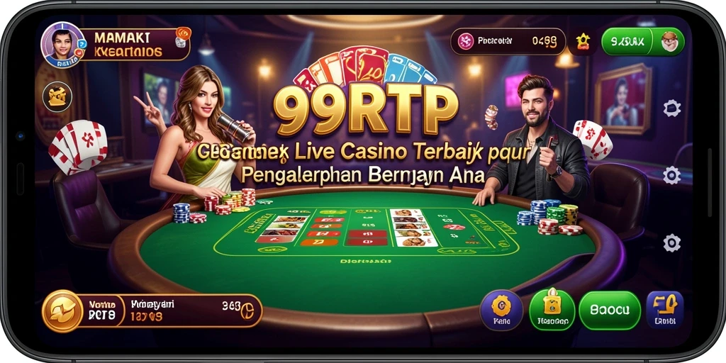 Gameplay Live Casino yang seru dan interaktif di 99RTP.