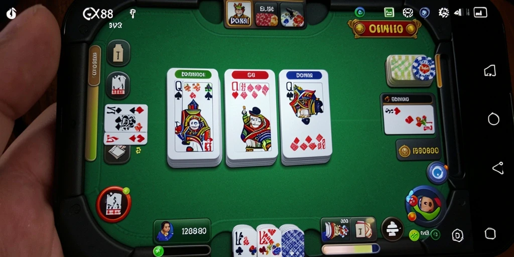 Tampilan gameplay seru di GX88 dengan banyak variasi Domino.