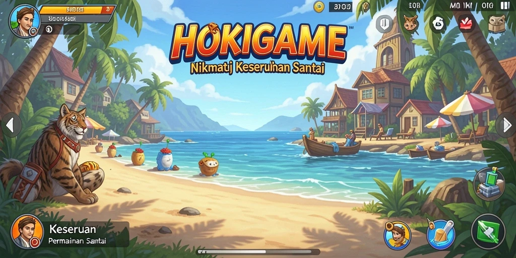 Gameplay HOKIGAME yang penuh tantangan dan kesenangan.