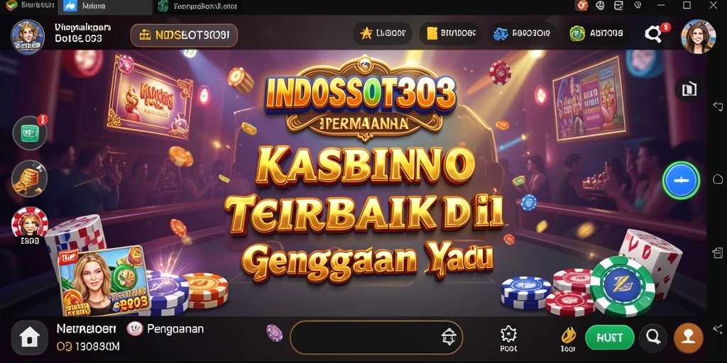Screenshot gameplay INDOSLOT303 yang menampilkan slot kasino yang menarik.
