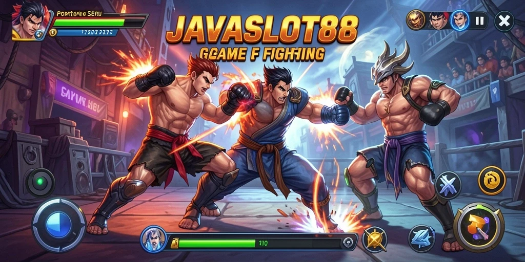 Gameplay JAVASLOT88 menampilkan pertarungan yang mendebarkan dan penuh aksi.
