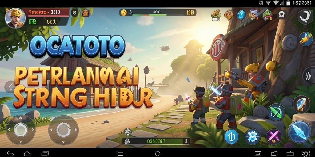 Tampilan gameplay OCATOTO yang menarik dan interaktif.