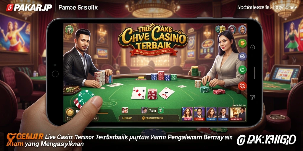 Gameplay PAKARJP yang menarik dengan dealer langsung dan pengalaman kasino yang otentik.