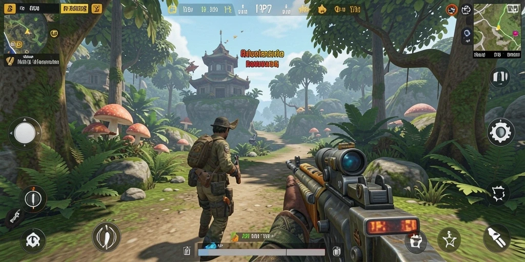 Gameplay intens dan seru dalam PP7 dengan aksi TPS.