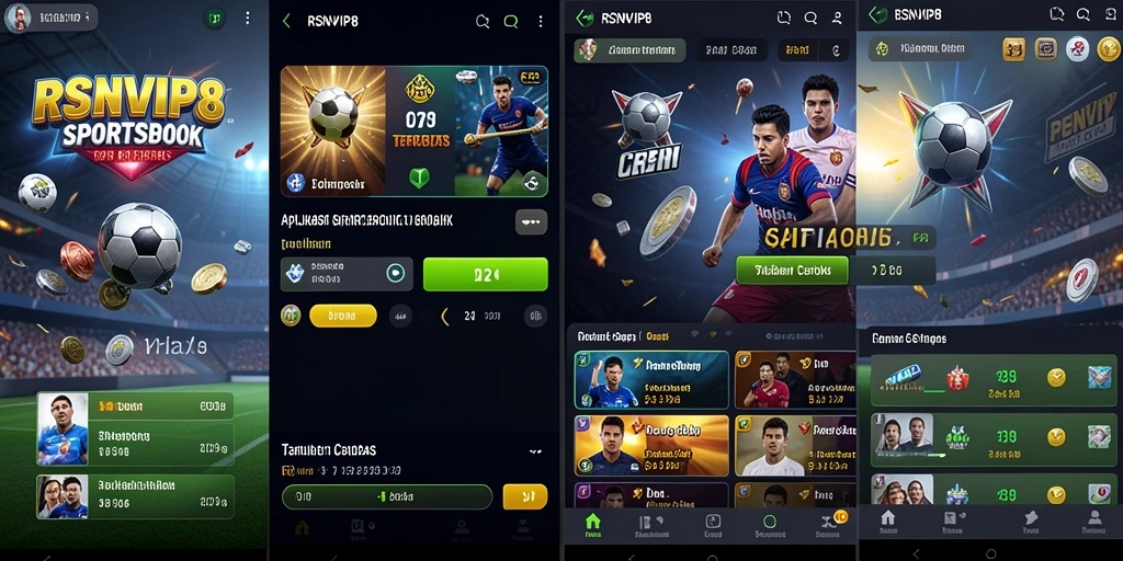 Screenshot RSNVIP8 menampilkan antarmuka taruhan olahraga yang menarik.
