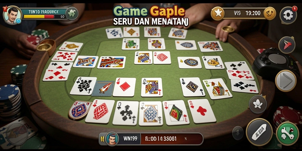 Gameplay seru Gaple di WIN199 yang penuh tantangan.