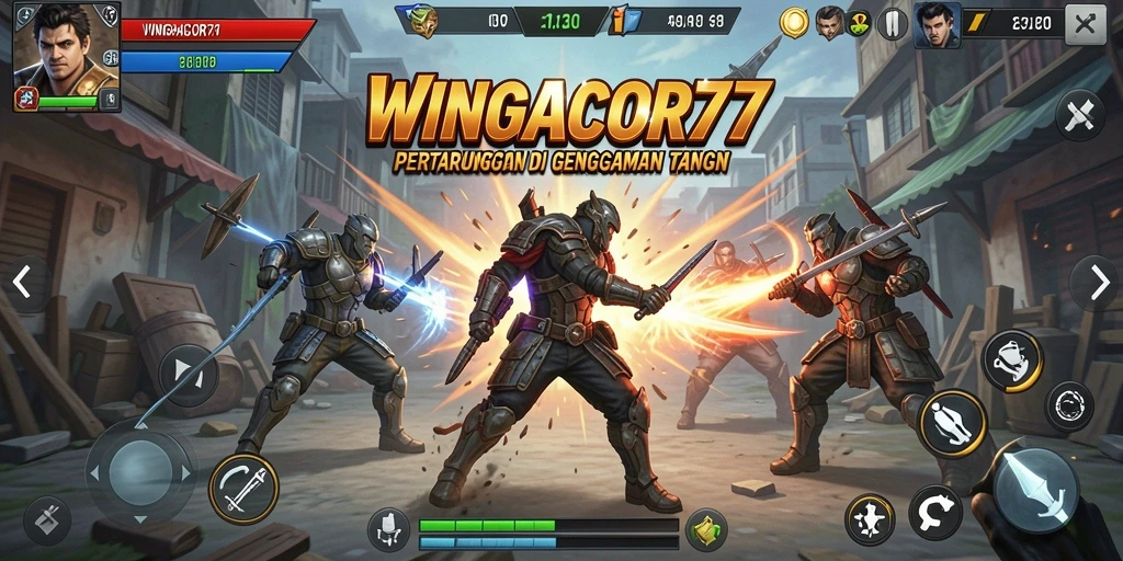 Tangkap aksi seru gameplay Fighting dalam WINGACOR77.